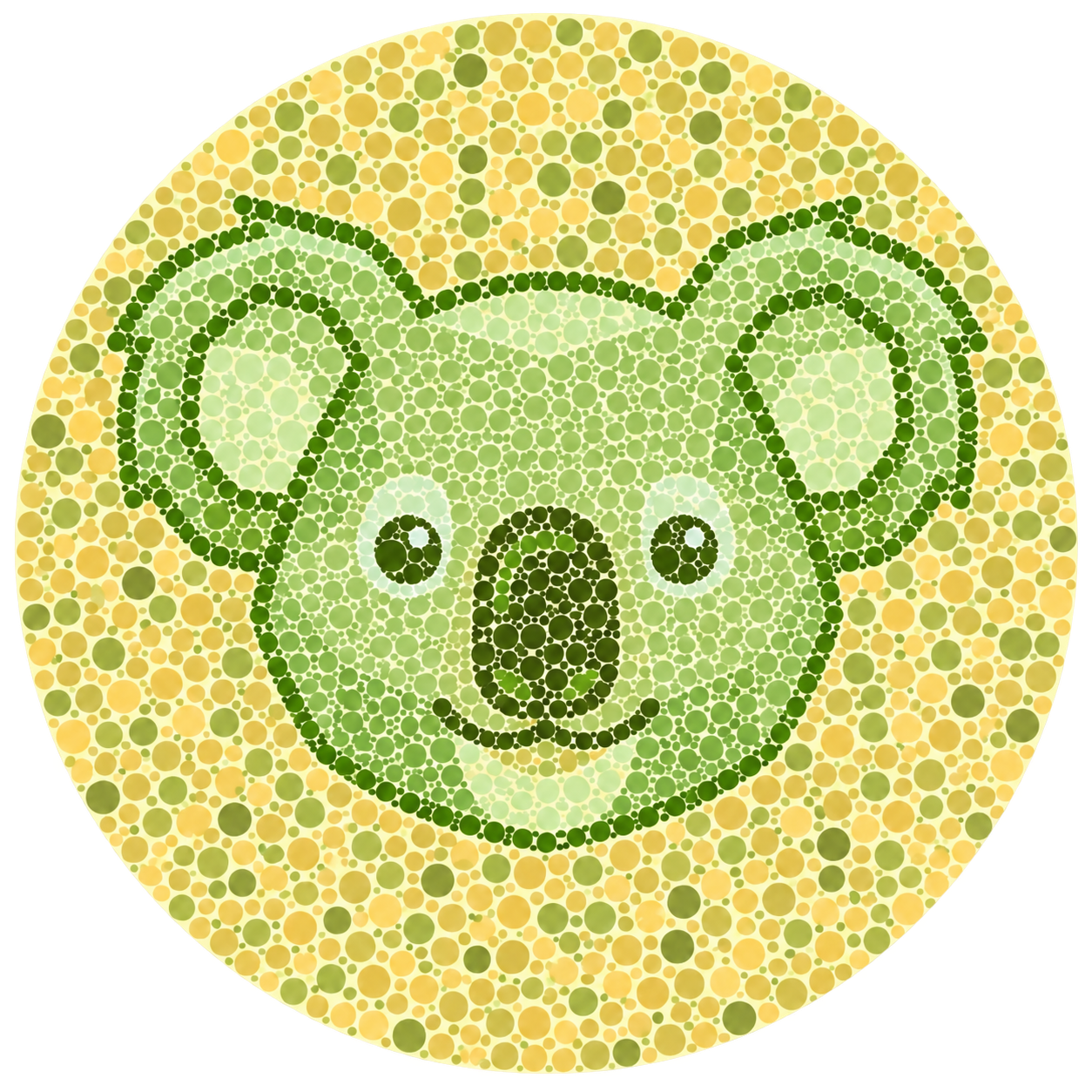 Koala Ishihara-style colour blind test hero image